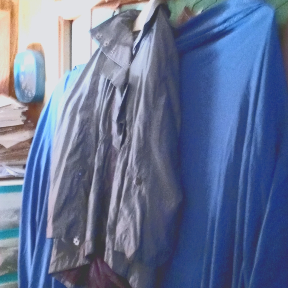 Raincoat, water Resistant, Front Zip, 2x, Seven 7